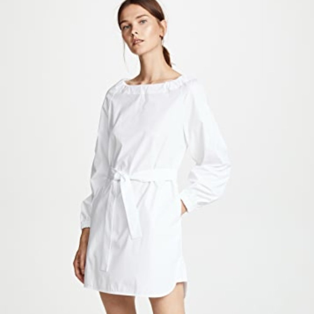 Jason Wu Poplin Belted Dress - "Grey" Label NWT